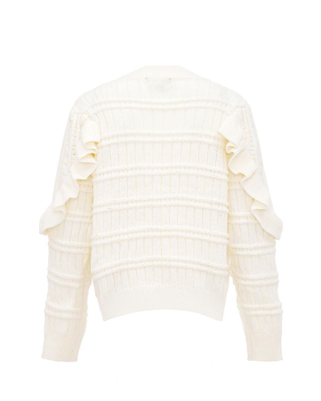 faina White Pullover
