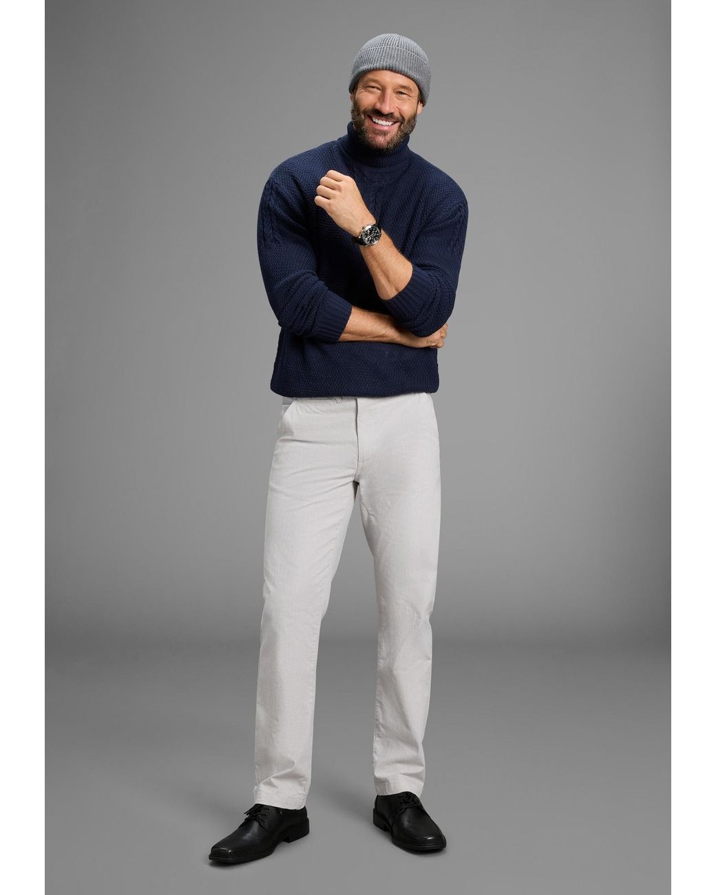 Man's World World Pullover in Blue für Herren