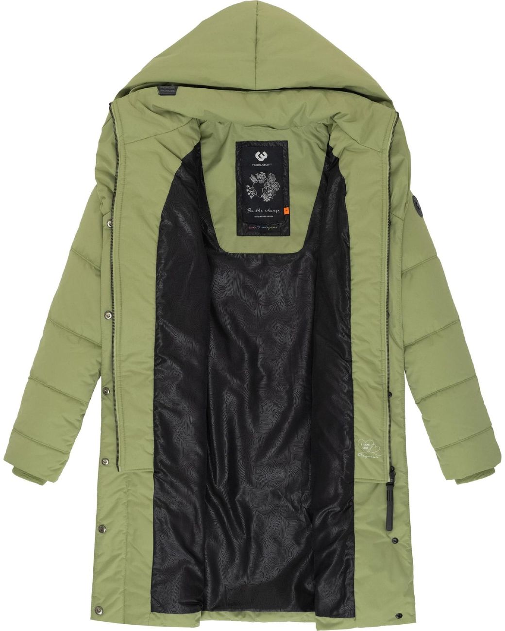 Ragwear Green Mantel Natalka