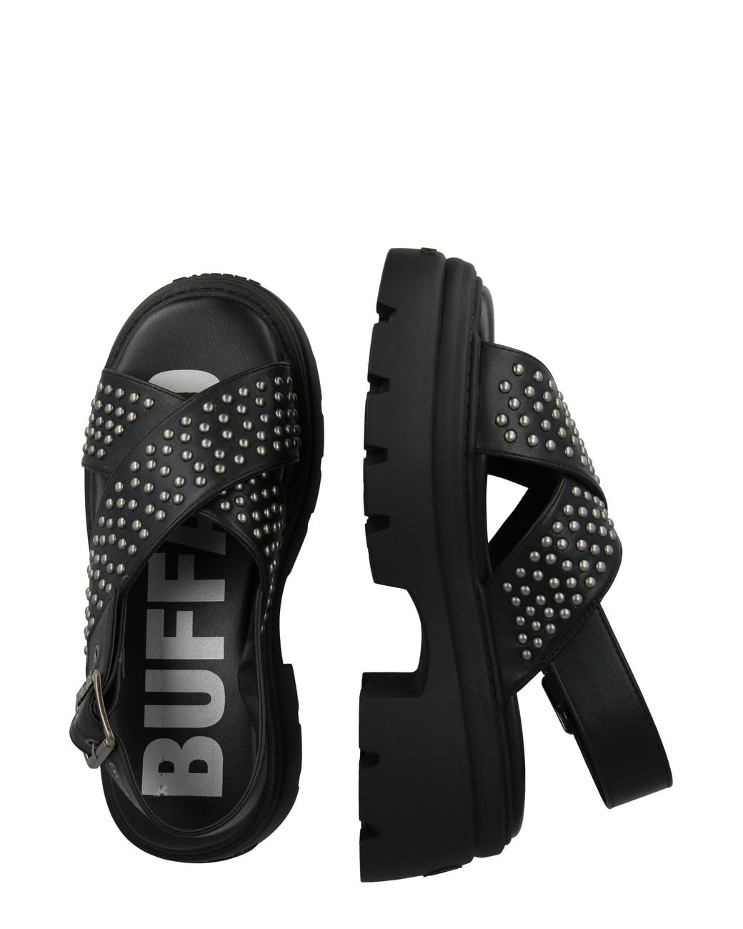 Buffalo Black Sandale Vega