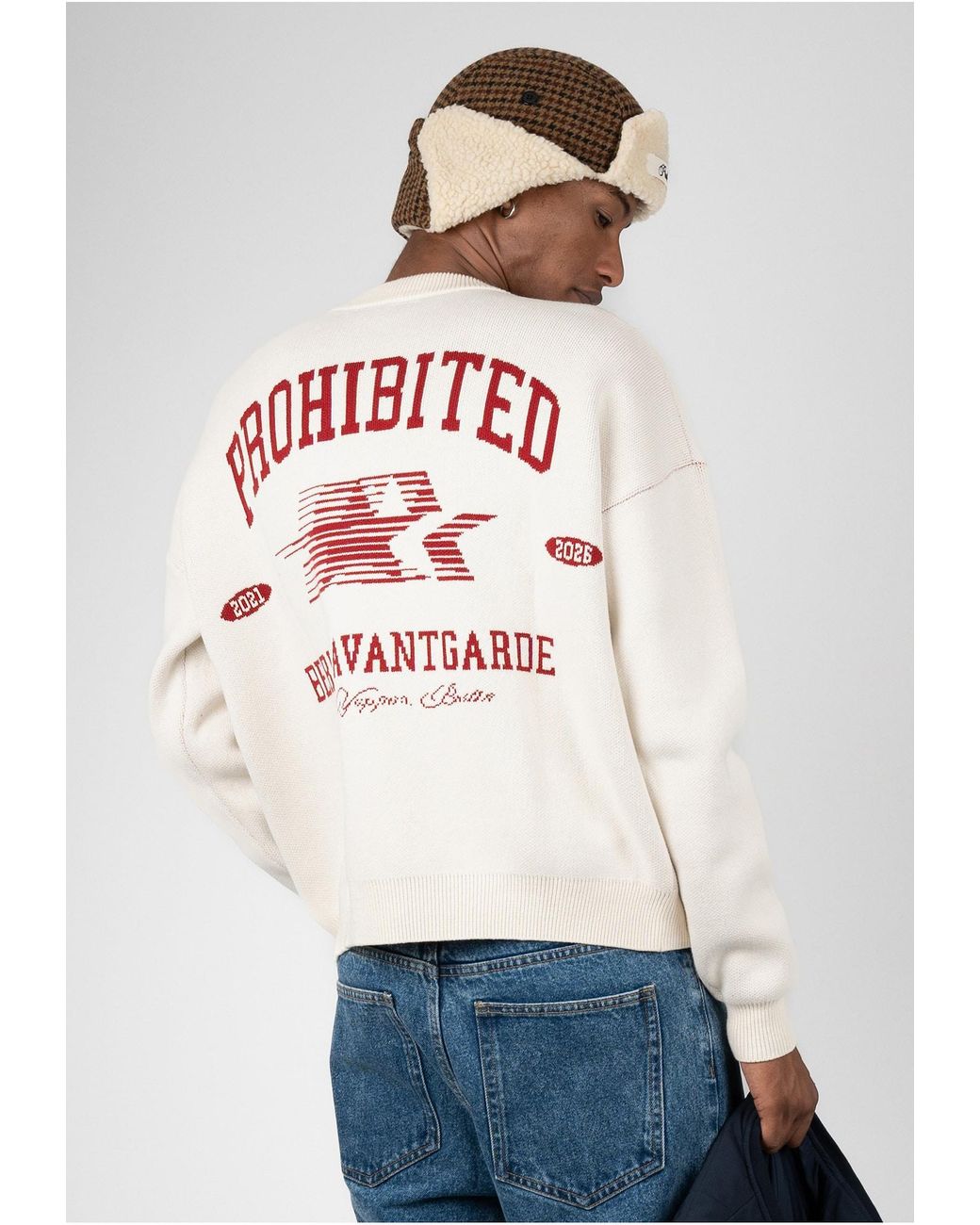 Prohibited Pullover in Pink für Herren