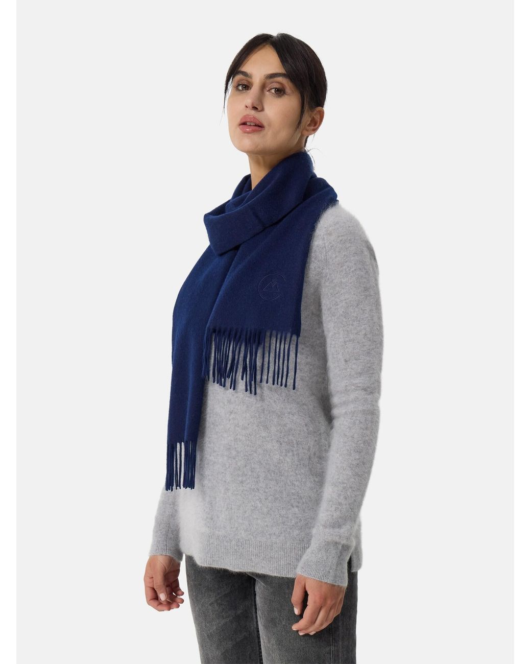 CASH-MERE.CH Blue Schal