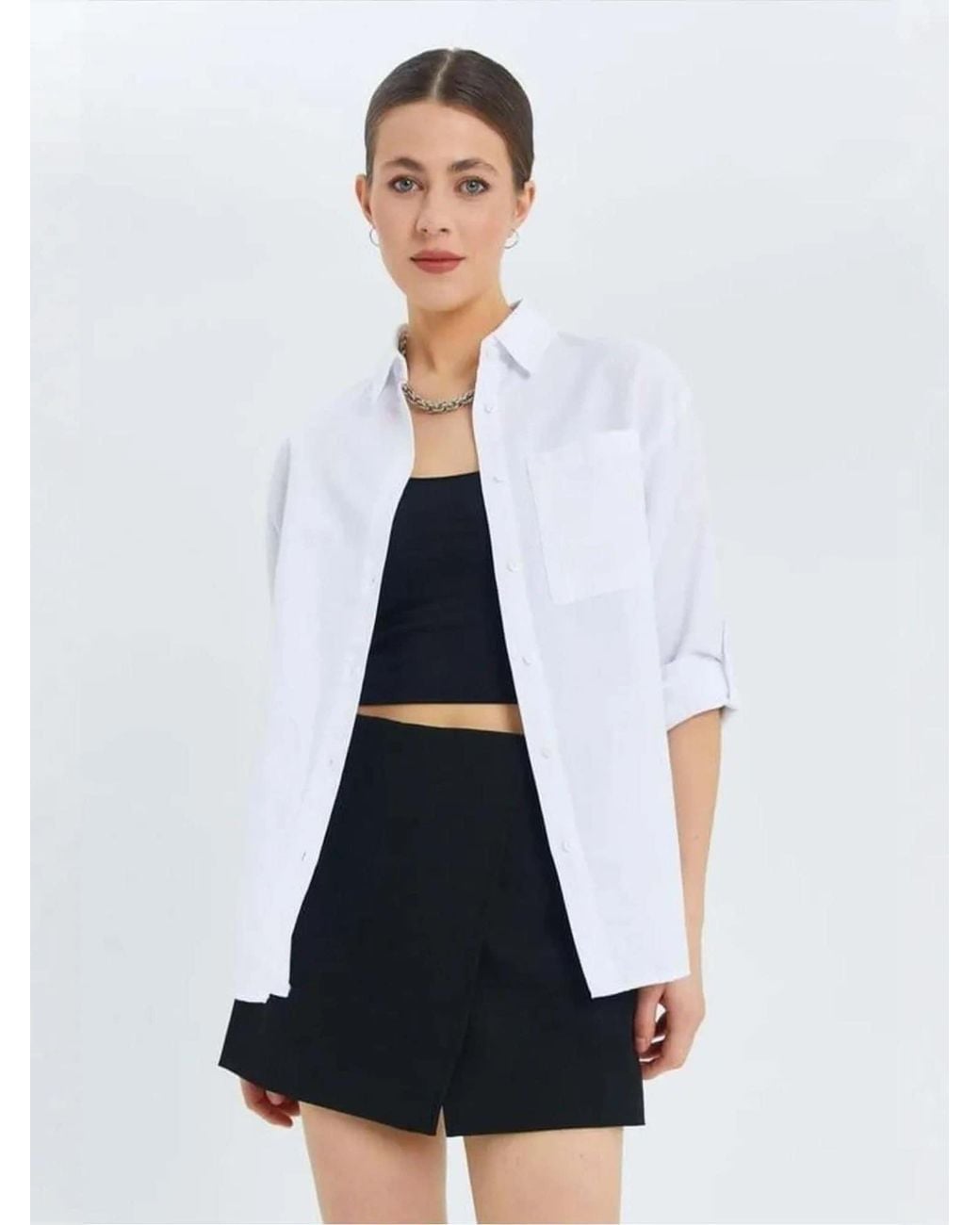 MixRay White Bluse