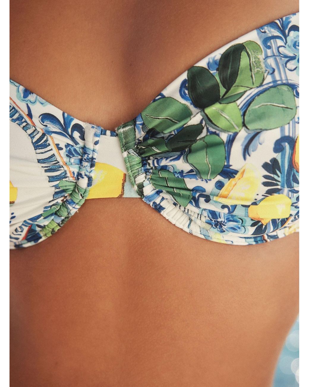 Next Blue Bikinitop
