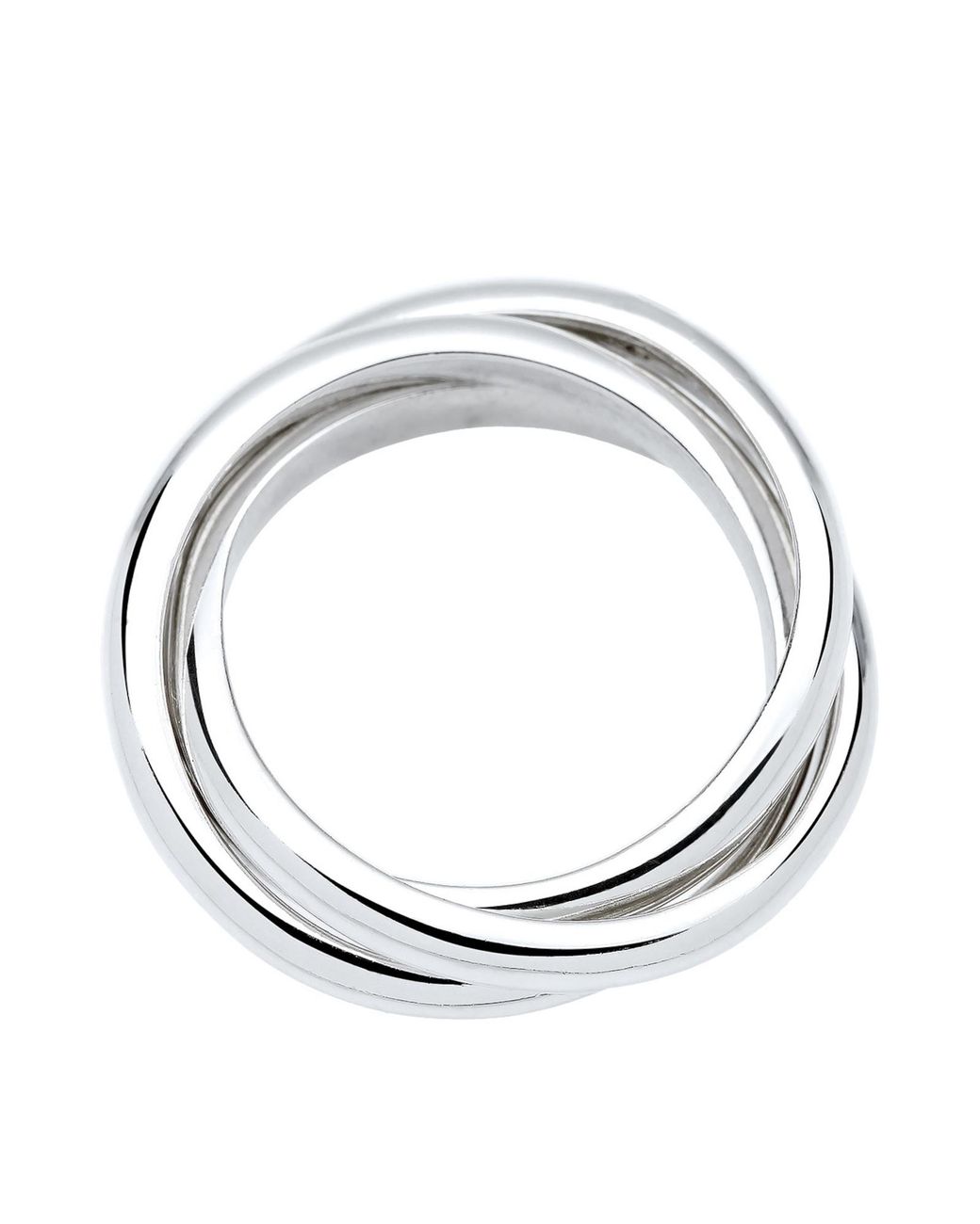 Elli Jewelry White Ring Trio