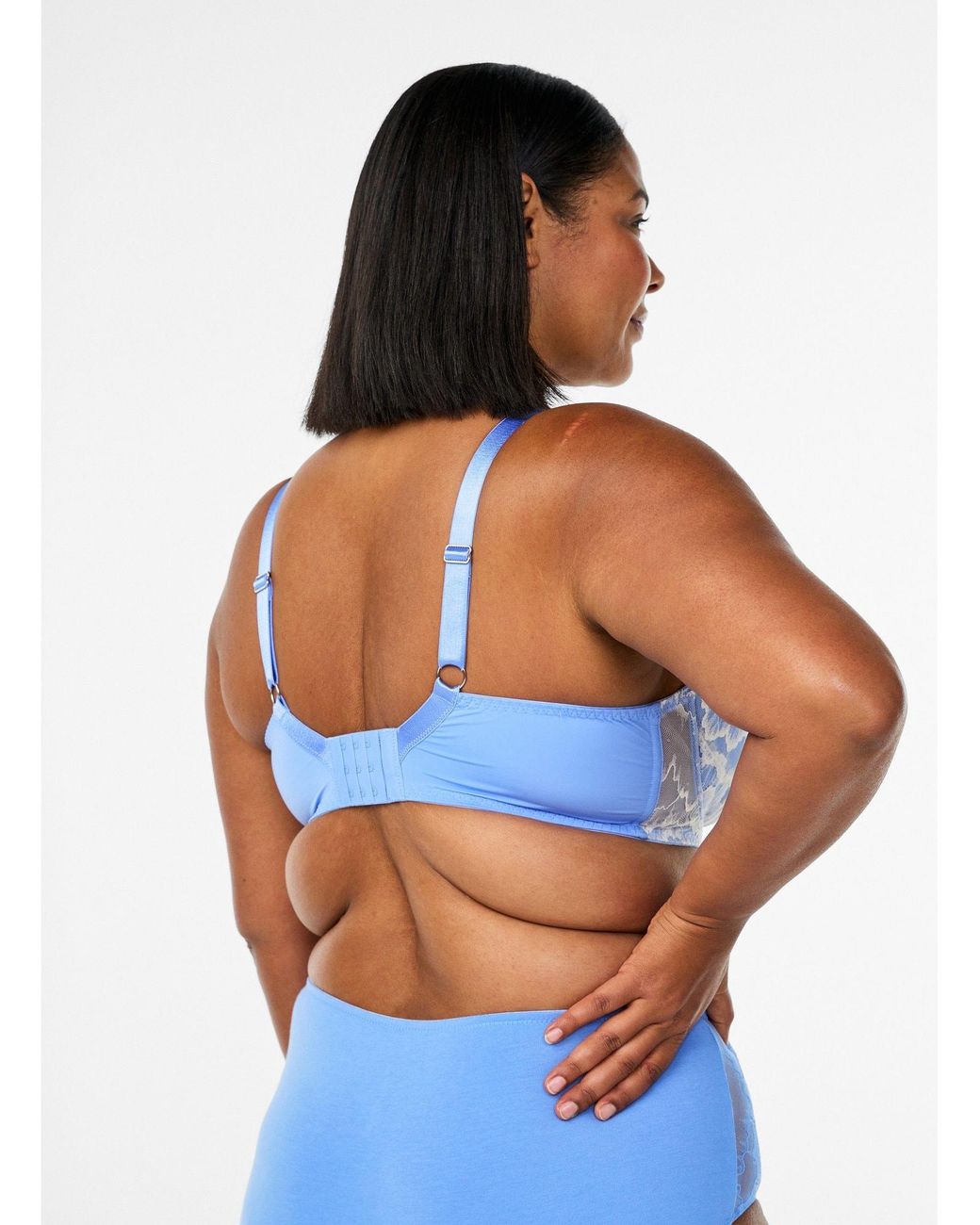Devoted By Zizzi Blue Bh Lsofie