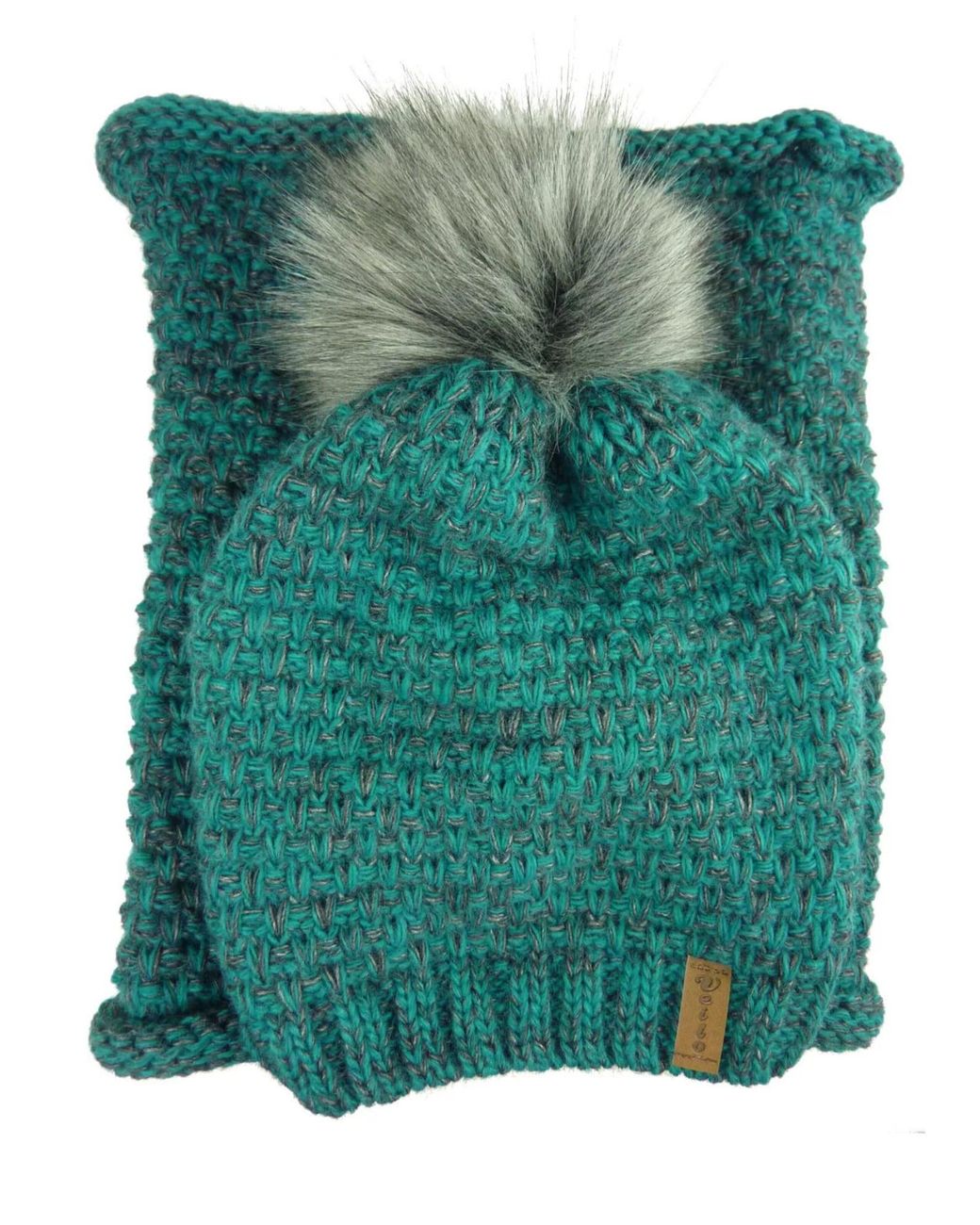 Kumixi Green Mütze Set: Mütze & Loop Schal
