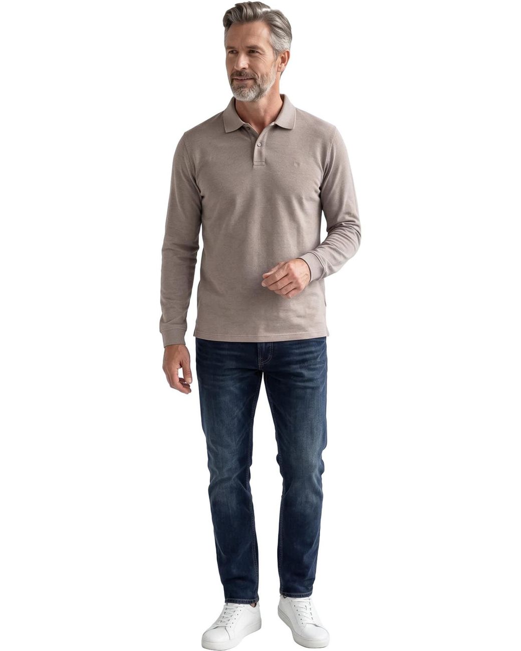 CASA MODA Shirt Basic in Gray für Herren