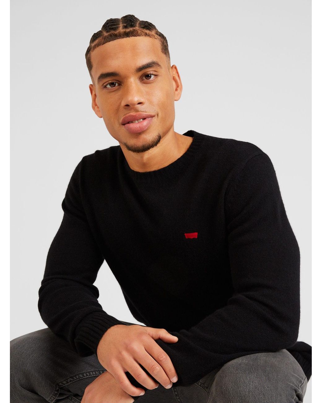 Levi's Levis Pullover Original Housemark Sweater in Black für Herren