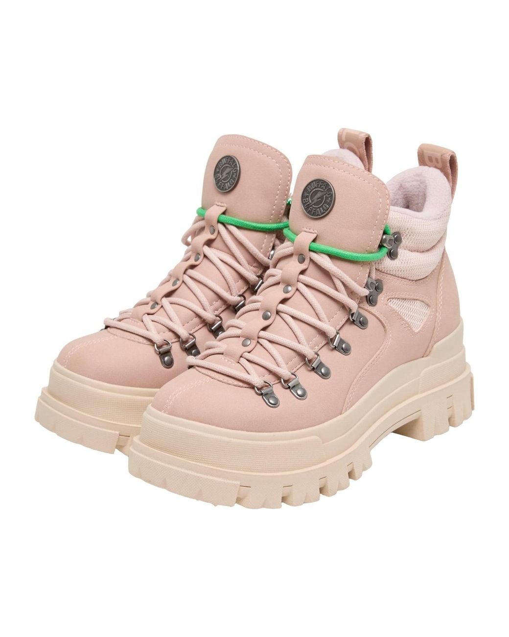 Buffalo Pink Schnürstiefelette Aspha