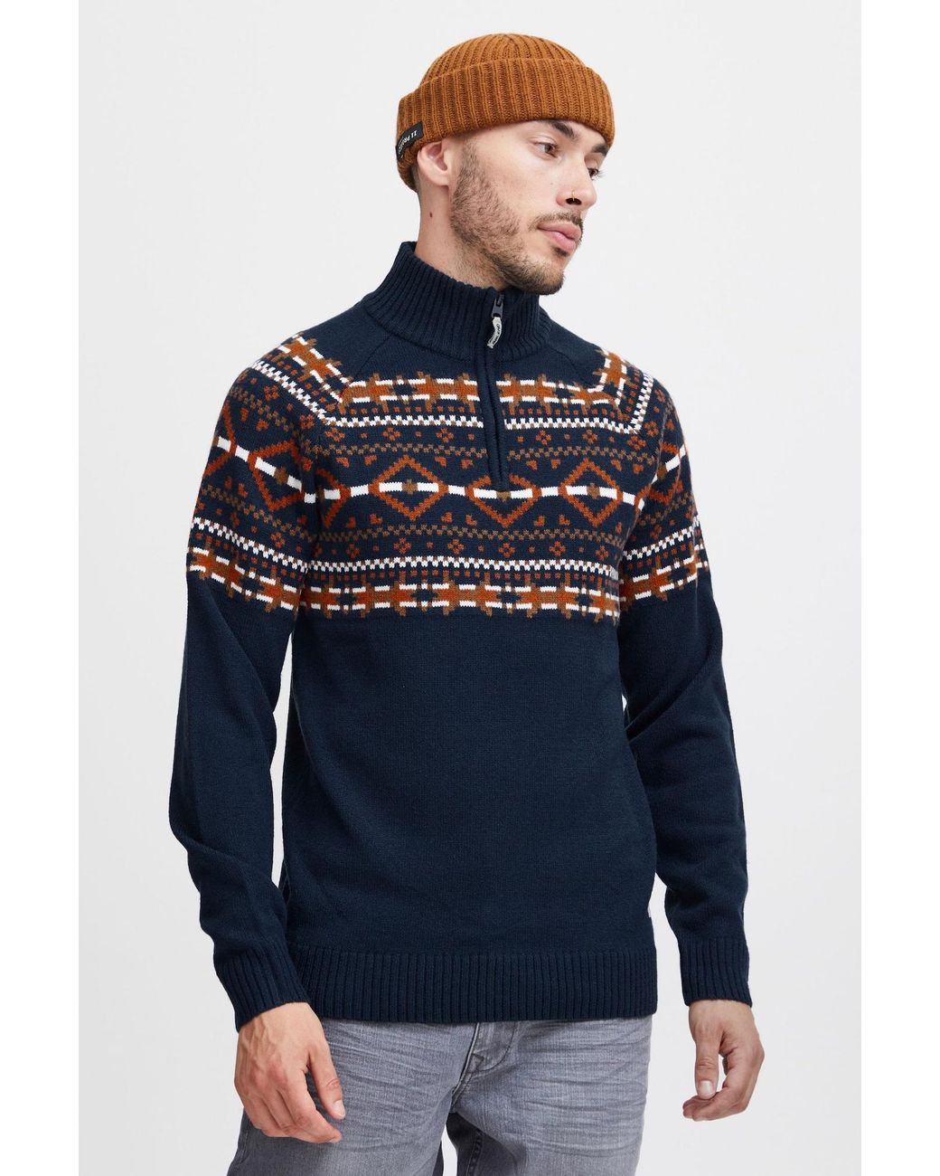 Blend Weihnachtspullover Bhnilo in Blue für Herren