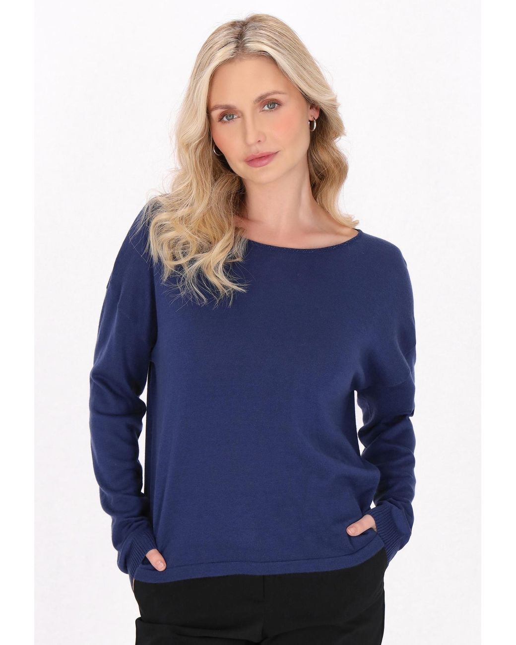 usha BLACK LABEL Blue Pullover