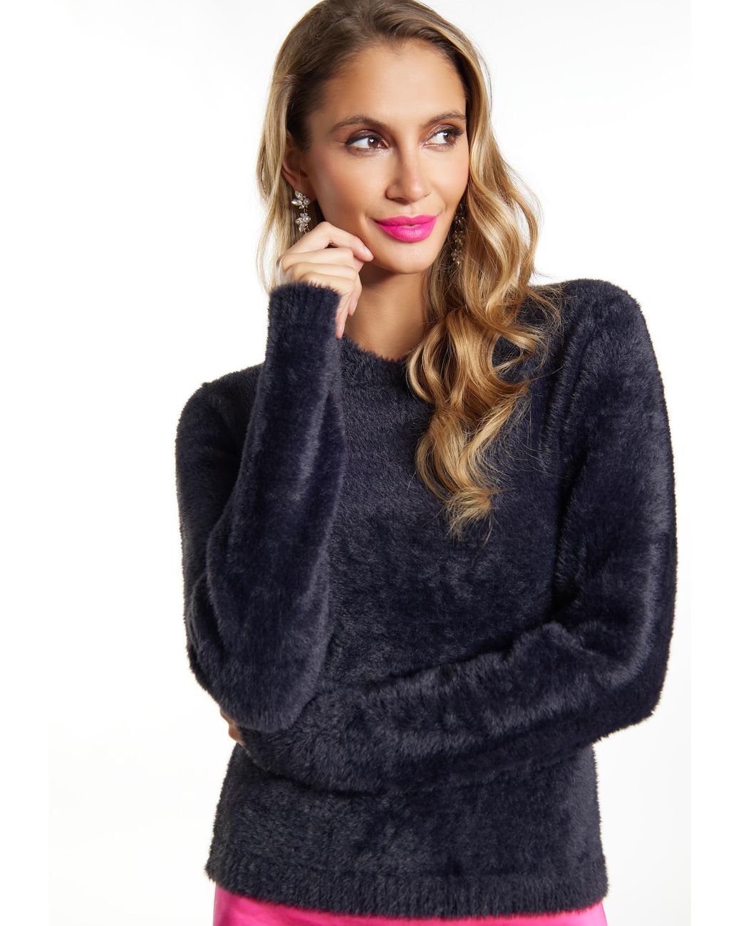 faina Blue Pullover Imane