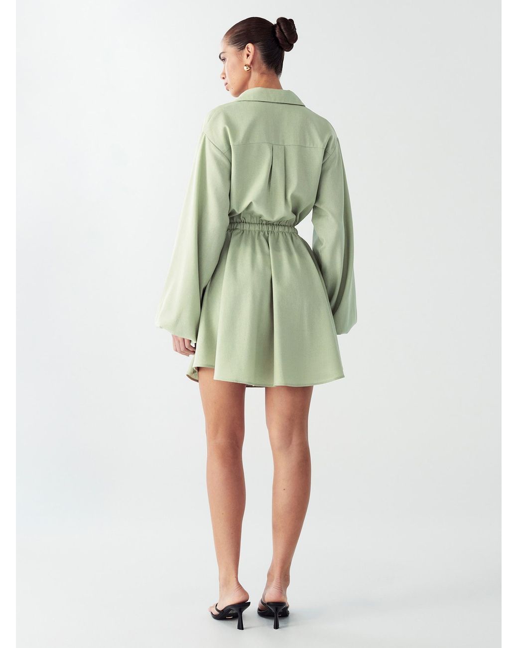 Willa Green Blusenkleid Petal