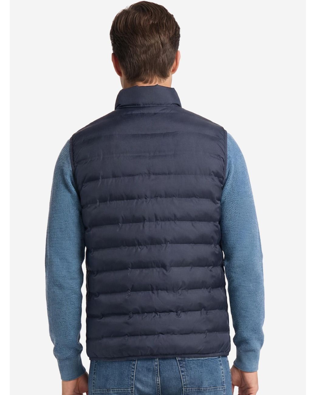 Redmond Weste Basic in Blue für Herren