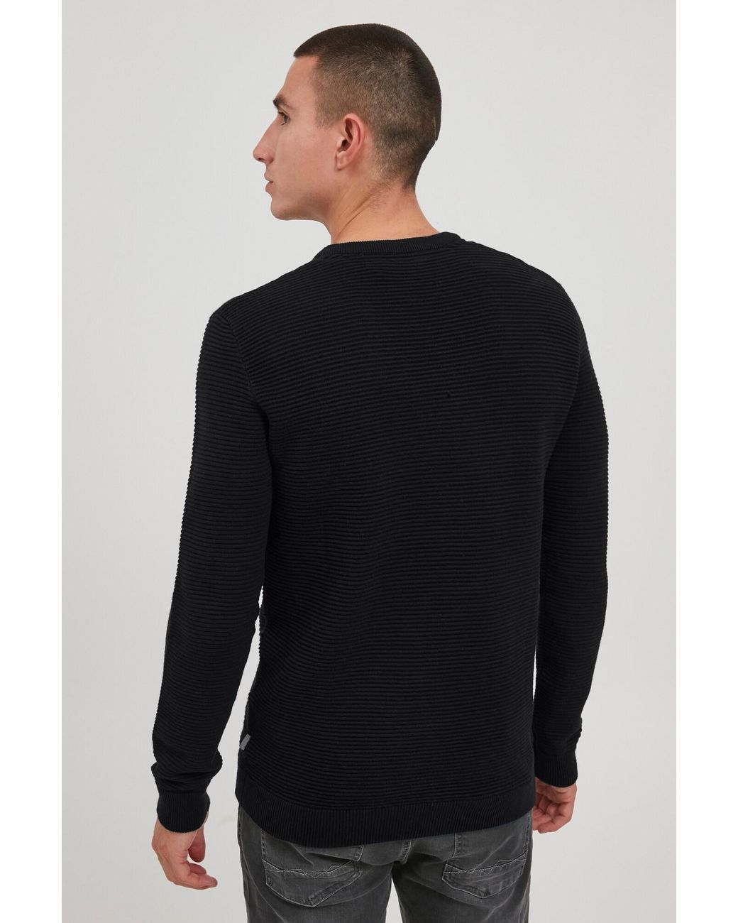 Solid Pullover Nicholas in Black für Herren