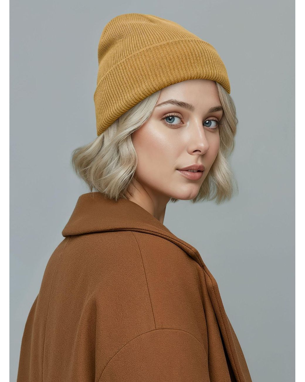 Neverless Natural Mütze 36940