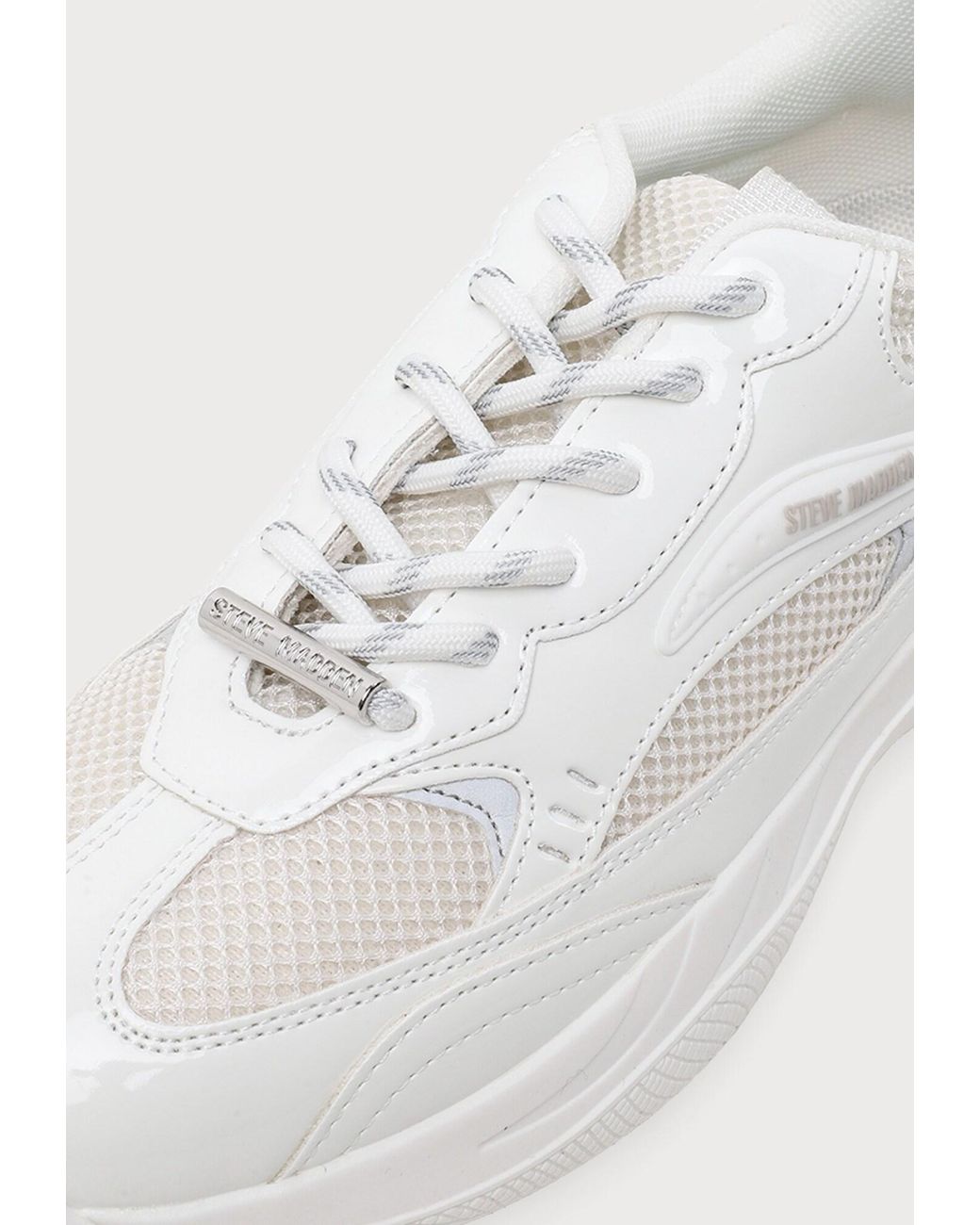 Steve Madden White Sneaker Premio-E