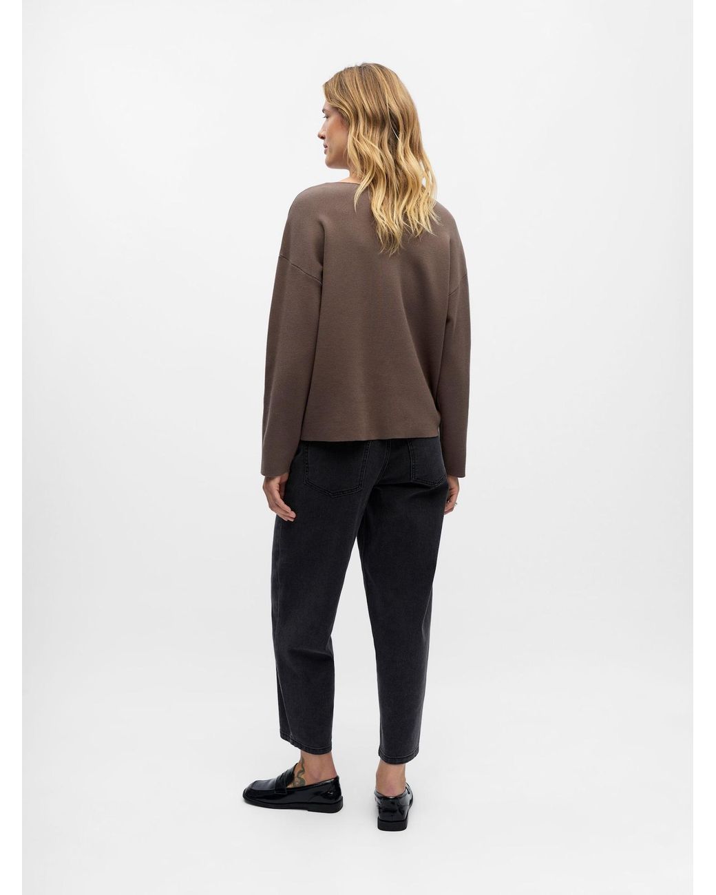 Object Brown Pullover Objreynard