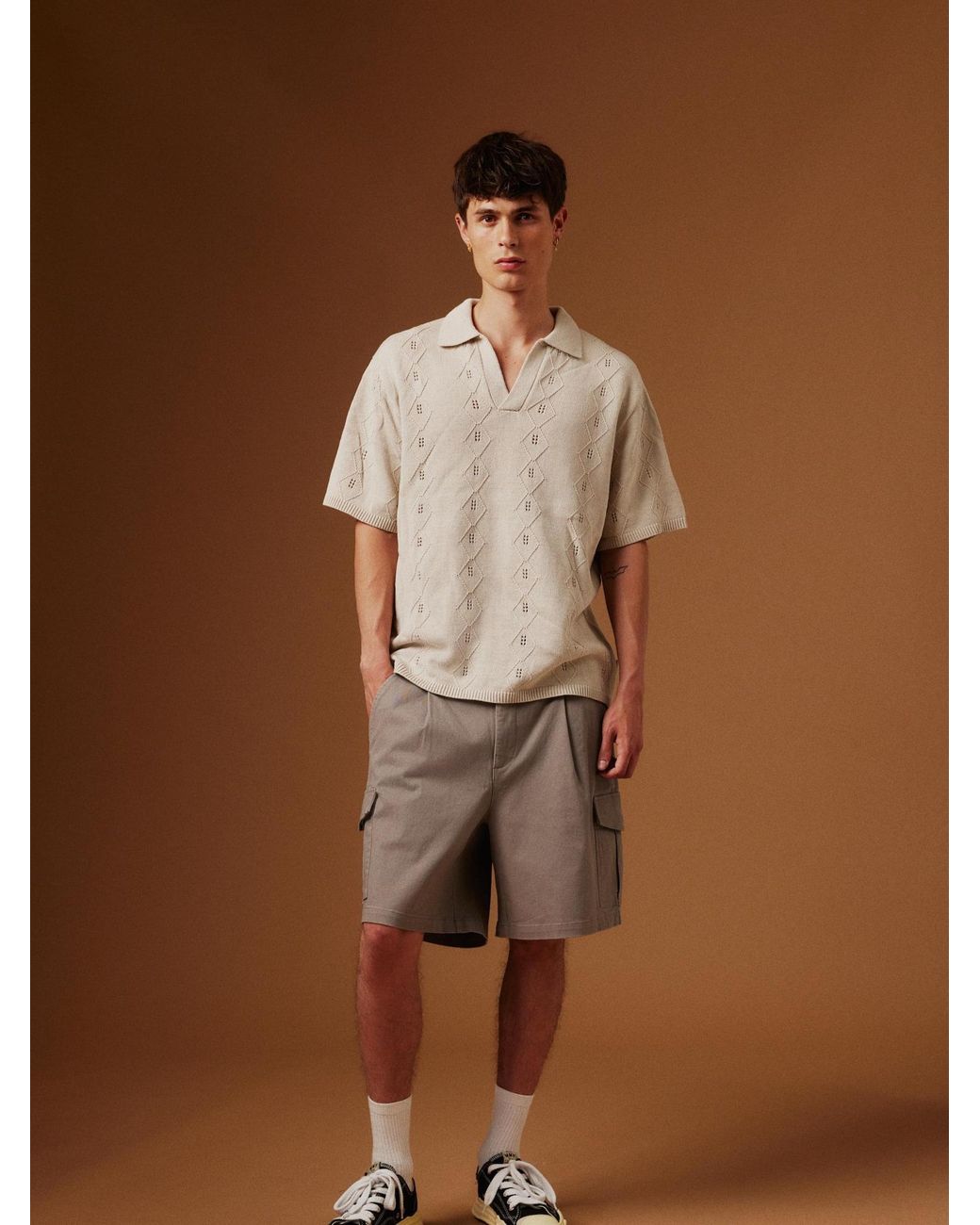 Solid Bermudas Sdethan in Natural für Herren