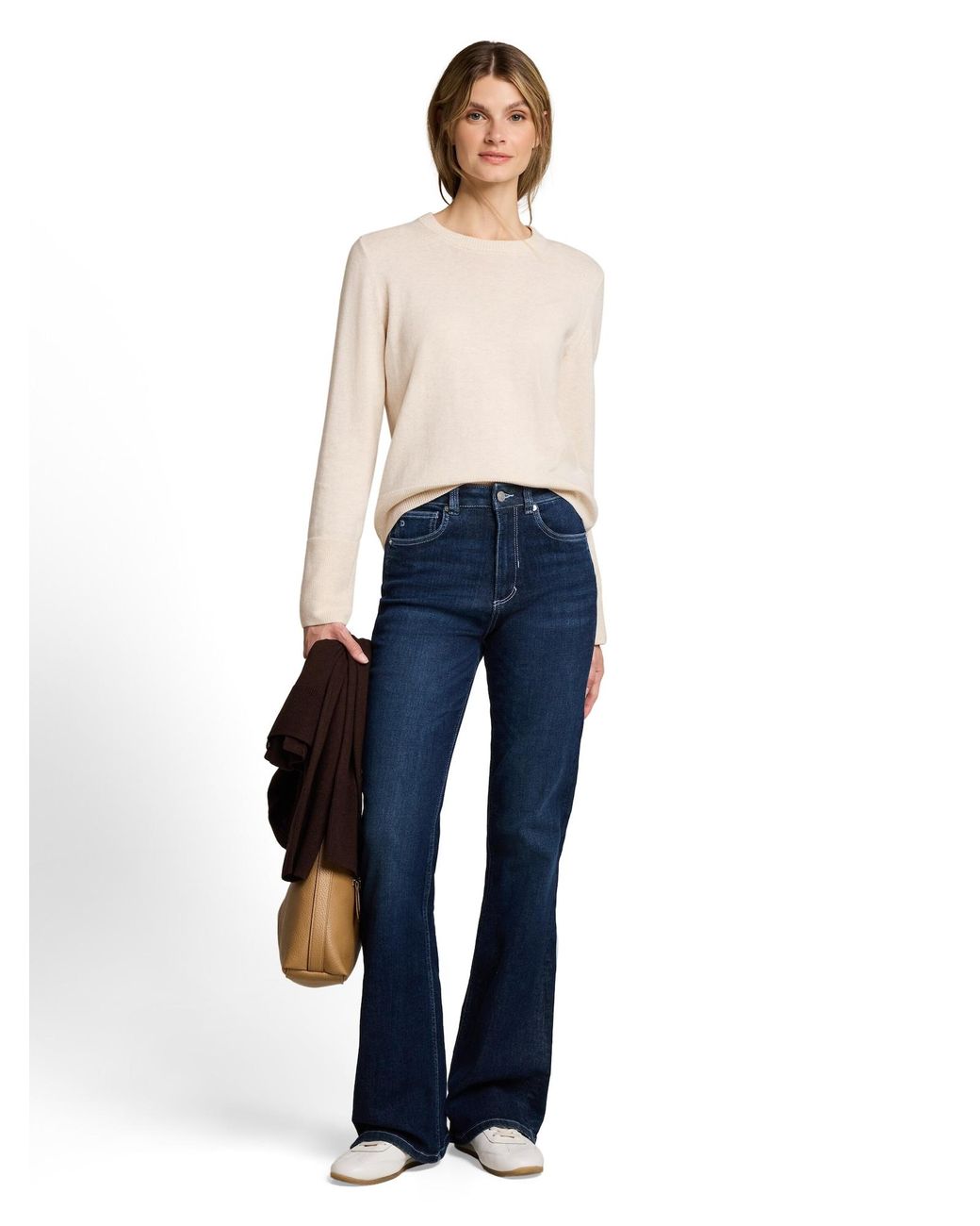 Tom Tailor White Pullover
