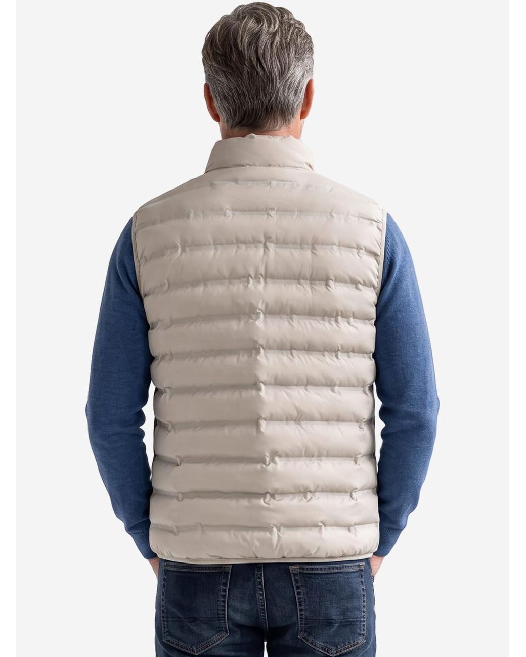 Redmond Weste Basic in Natural für Herren