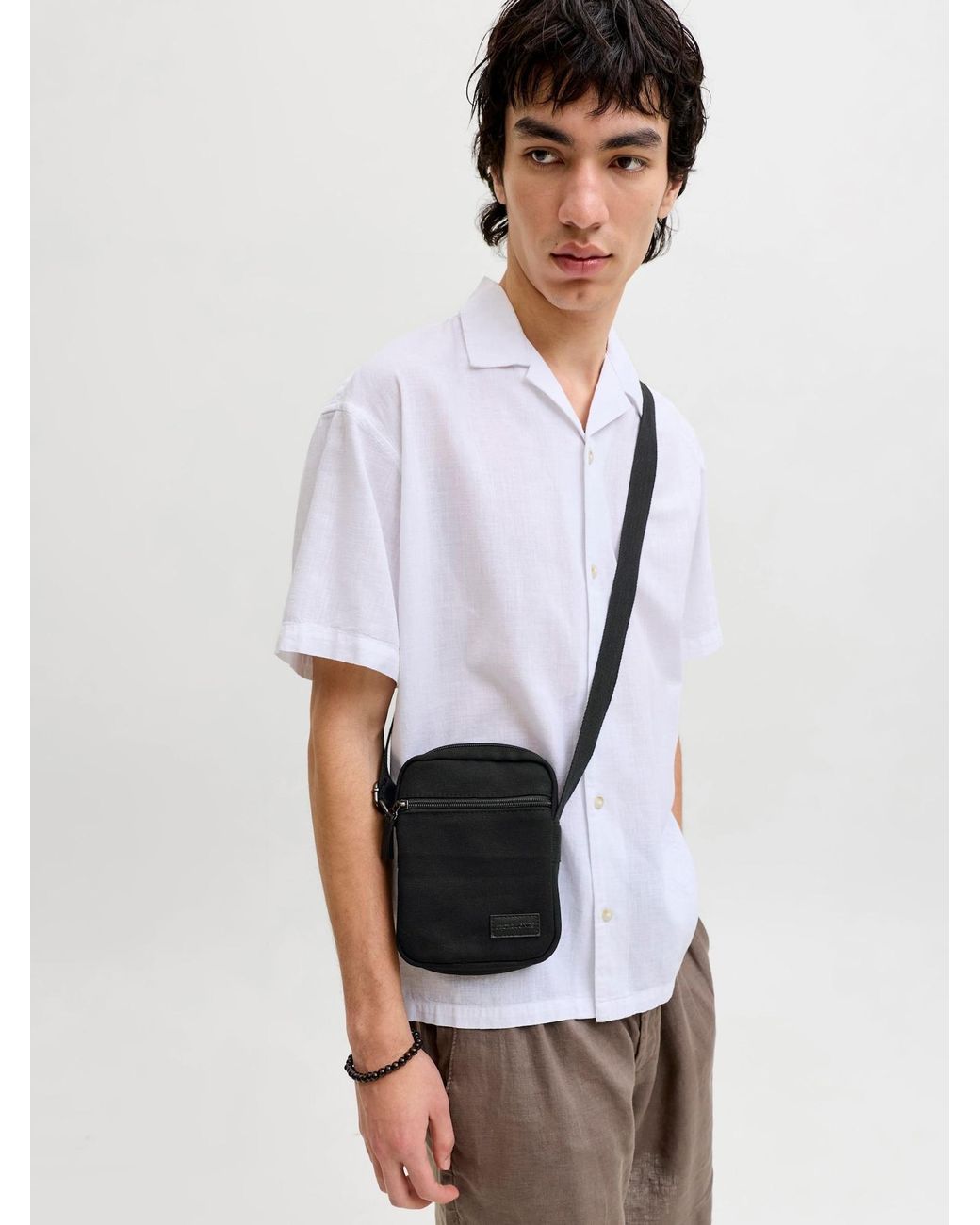 Jack & Jones Umhängetasche Jacpascal in White für Herren