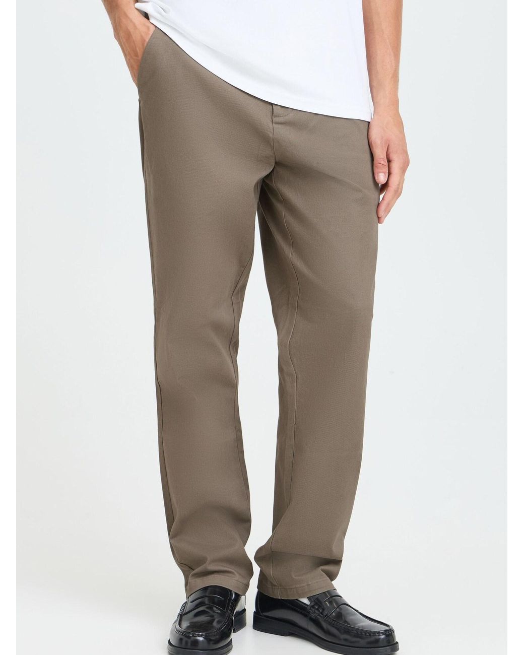 Solid Chinohose Sdtate in Gray für Herren