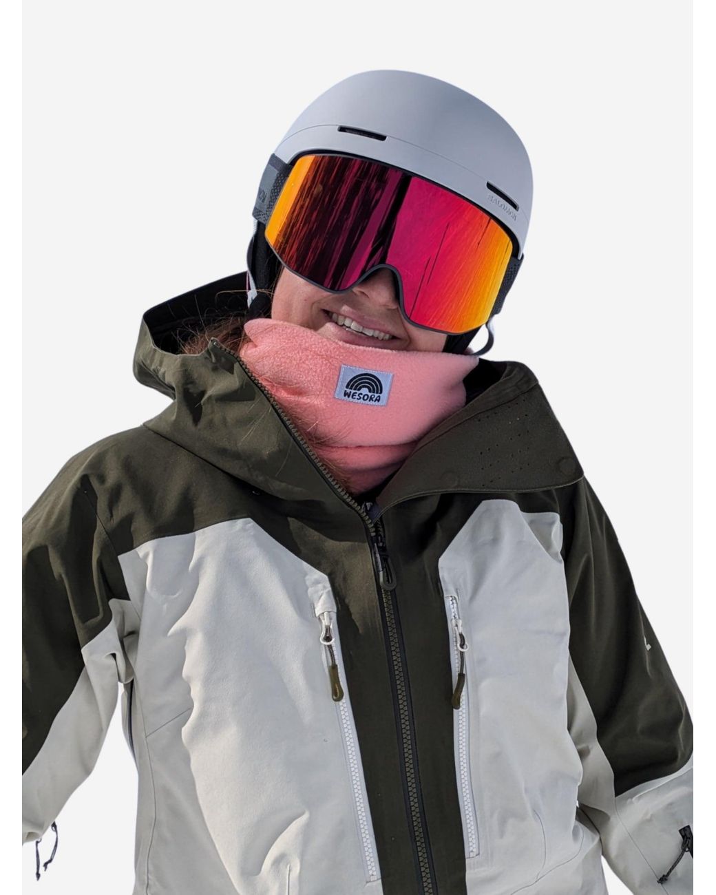 WESORA GmbH Pink Schlauchschal Fleece Neckwarmer