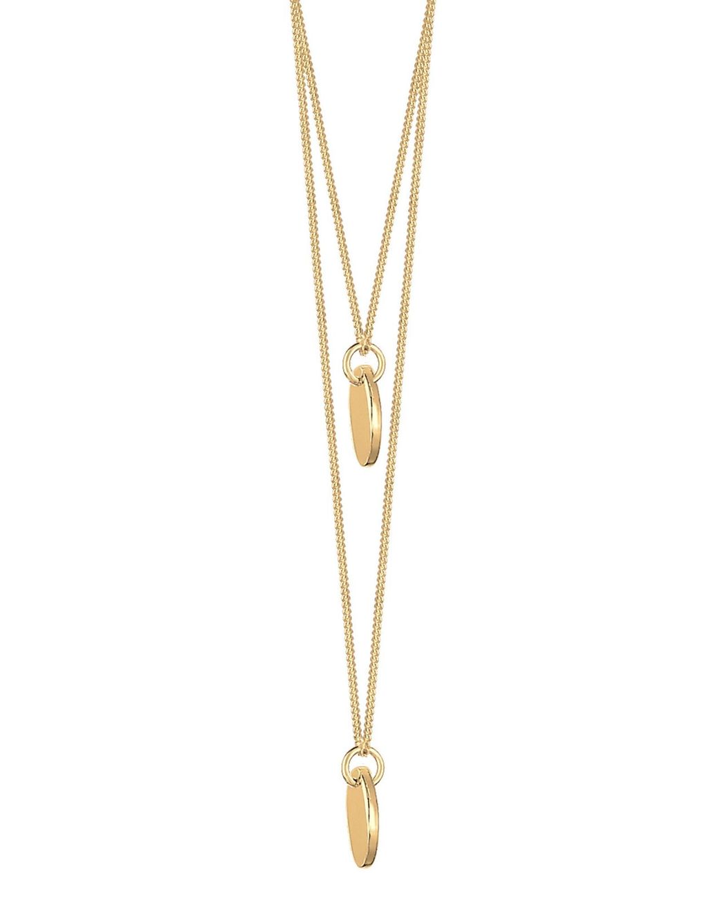 Elli Jewelry Metallic Kette Kreis