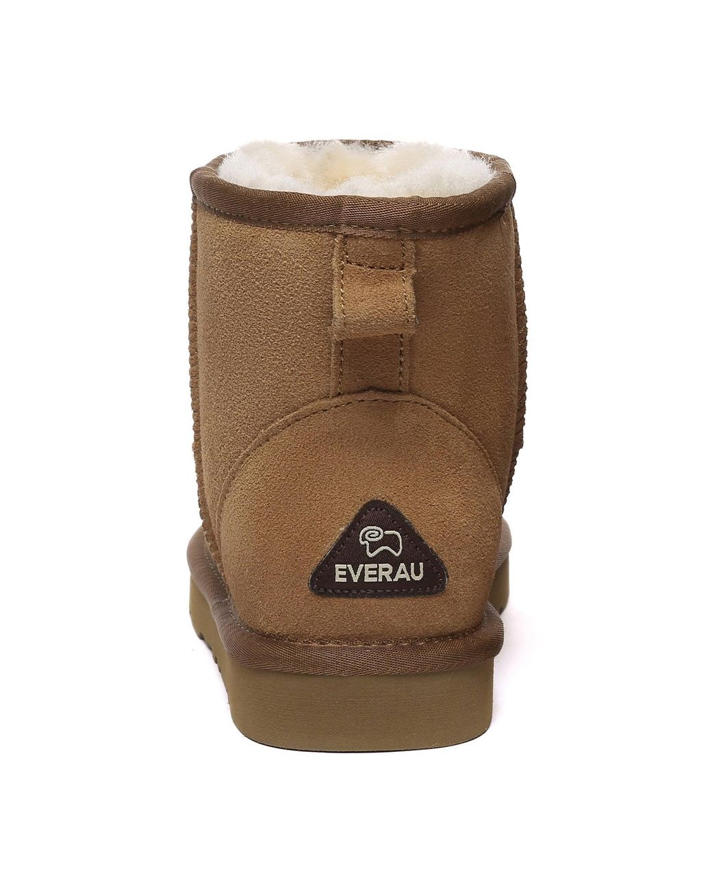 EVER AU Brown Boots Ostrich