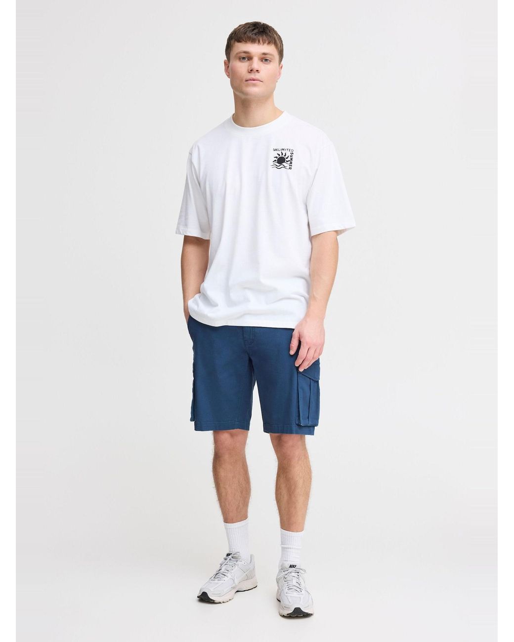 Solid Shorts Sdkarim in Blue für Herren