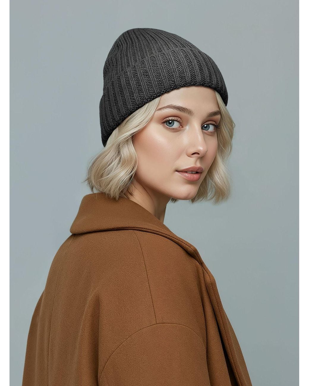 Neverless Gray Mütze Model 36934