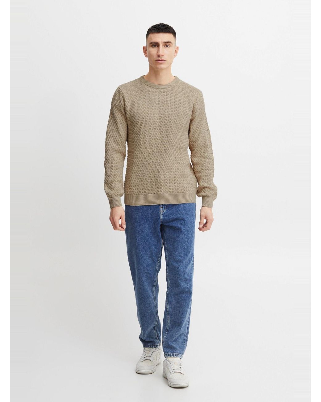 Solid Pullover Clive in Natural für Herren