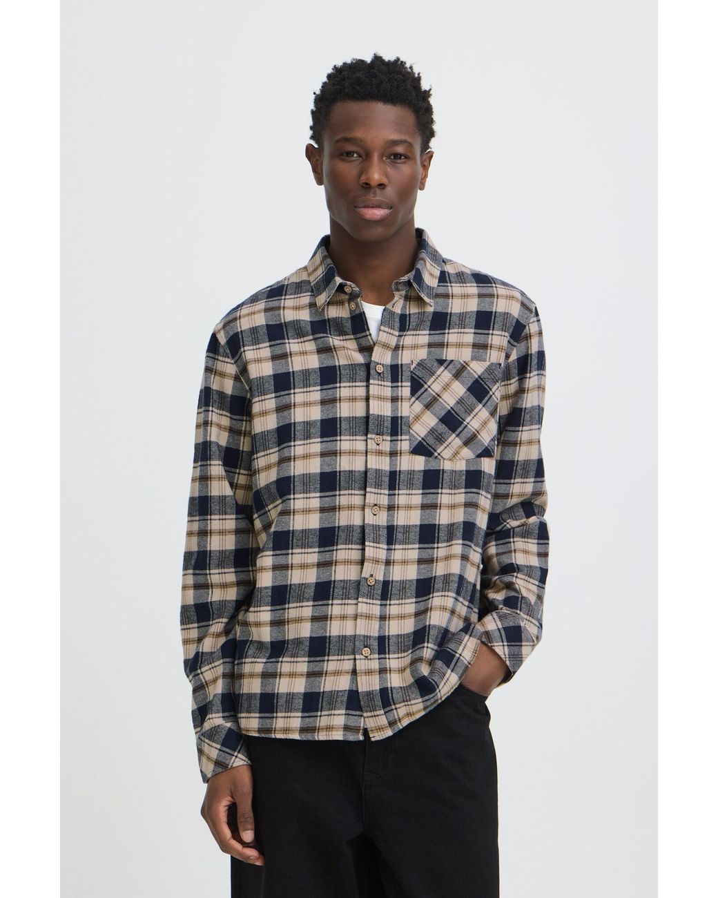 Solid Hemd Sdsteve in Gray für Herren