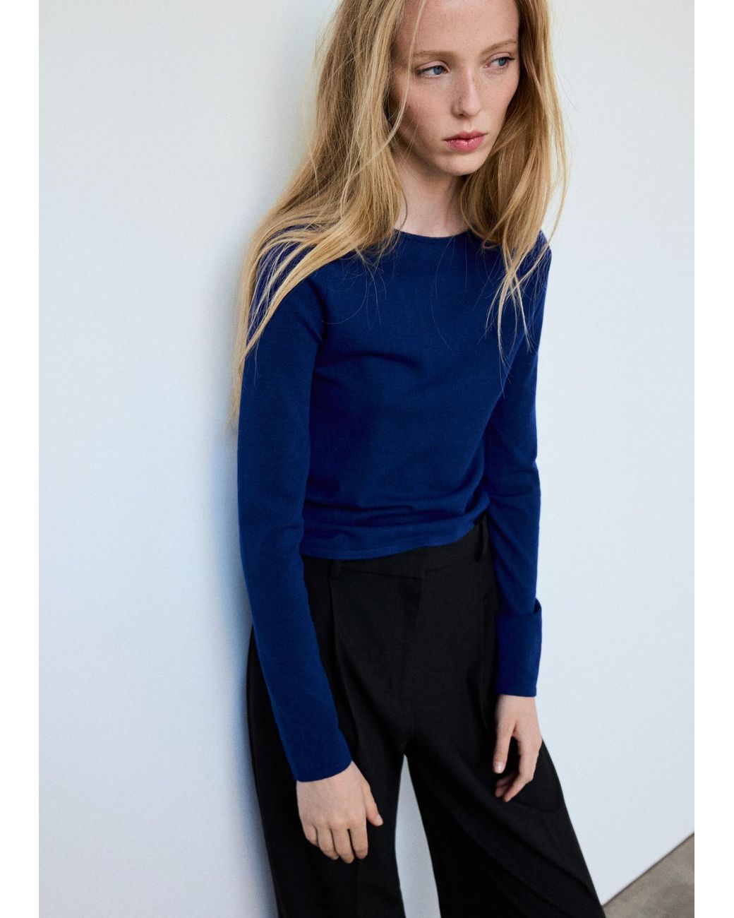 Mango Blue Pullover Rira