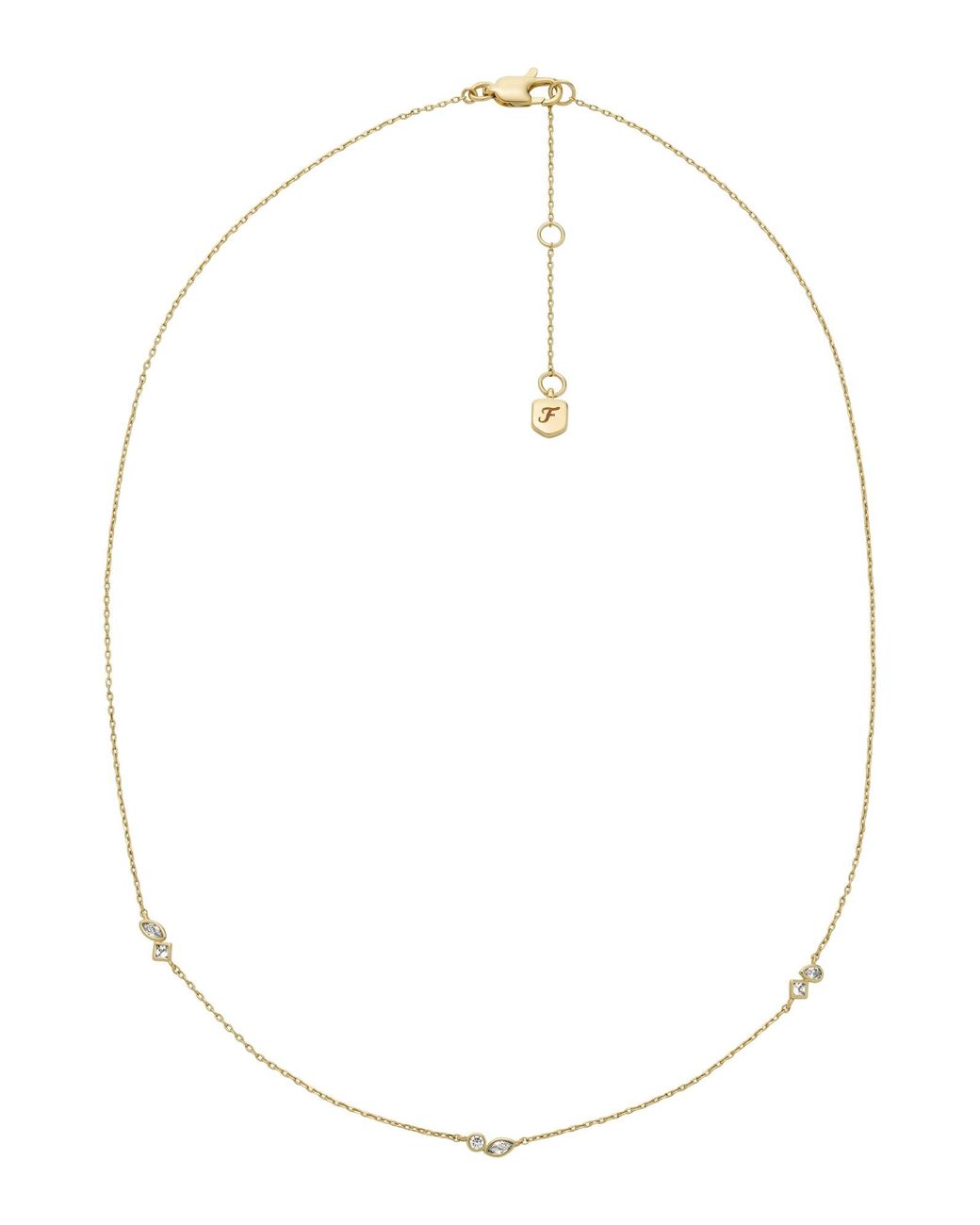 Fossil White Kette Ellis