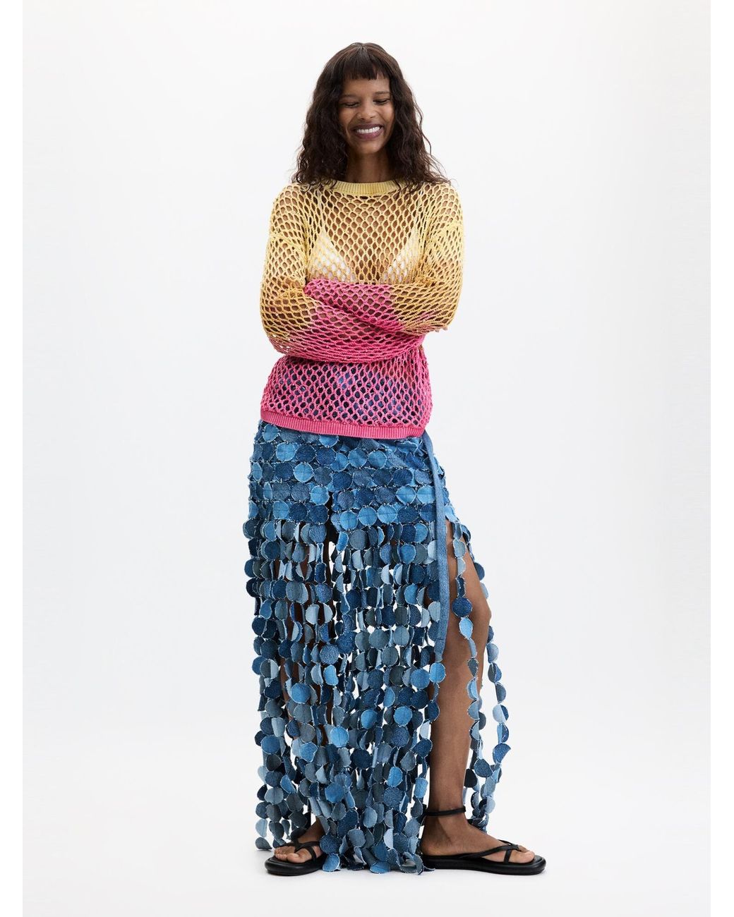 Desigual Pink Pullover