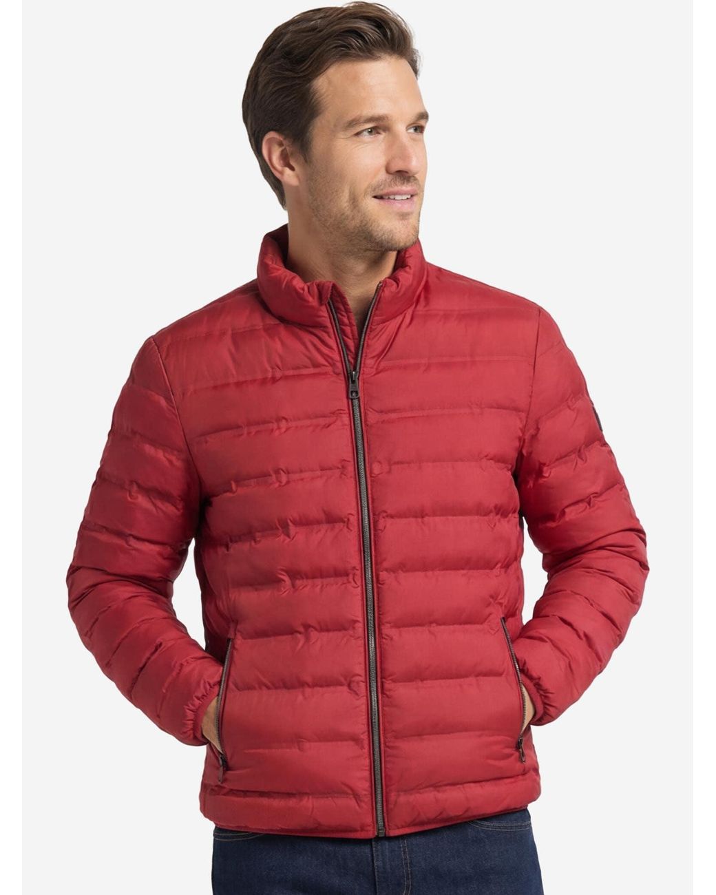 Redmond Übergangsjacke Basic in Red für Herren