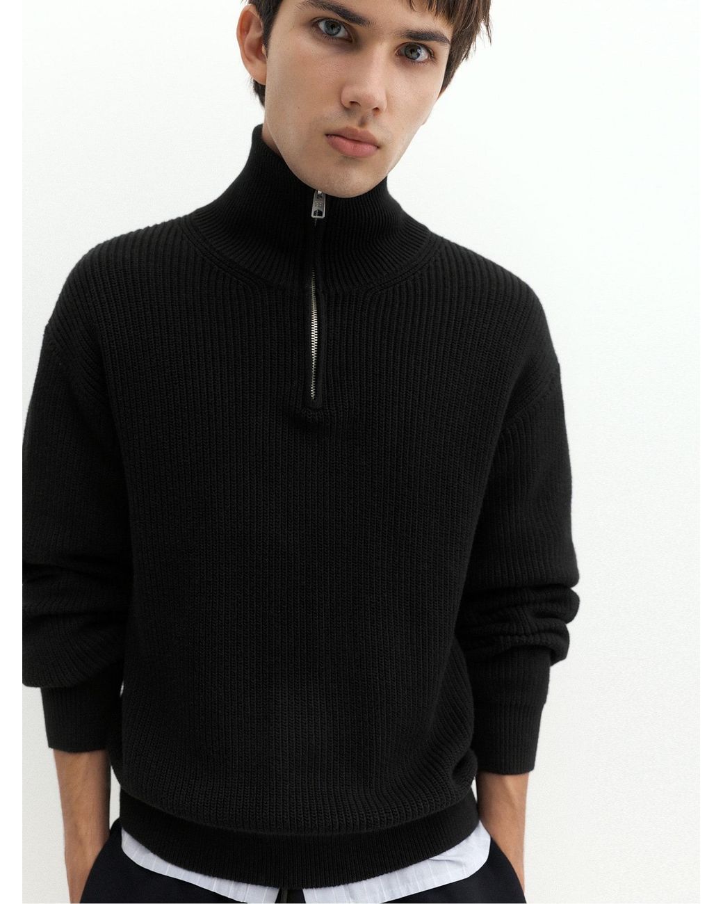 Pull&Bear Pullover in Black für Herren
