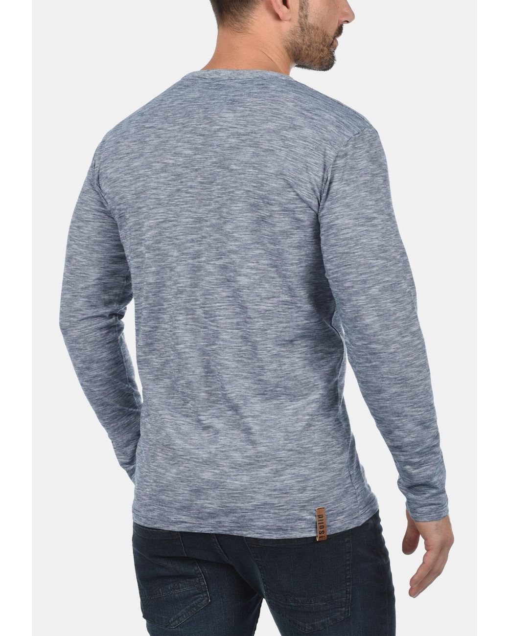 Solid Shirt Migos in Blue für Herren