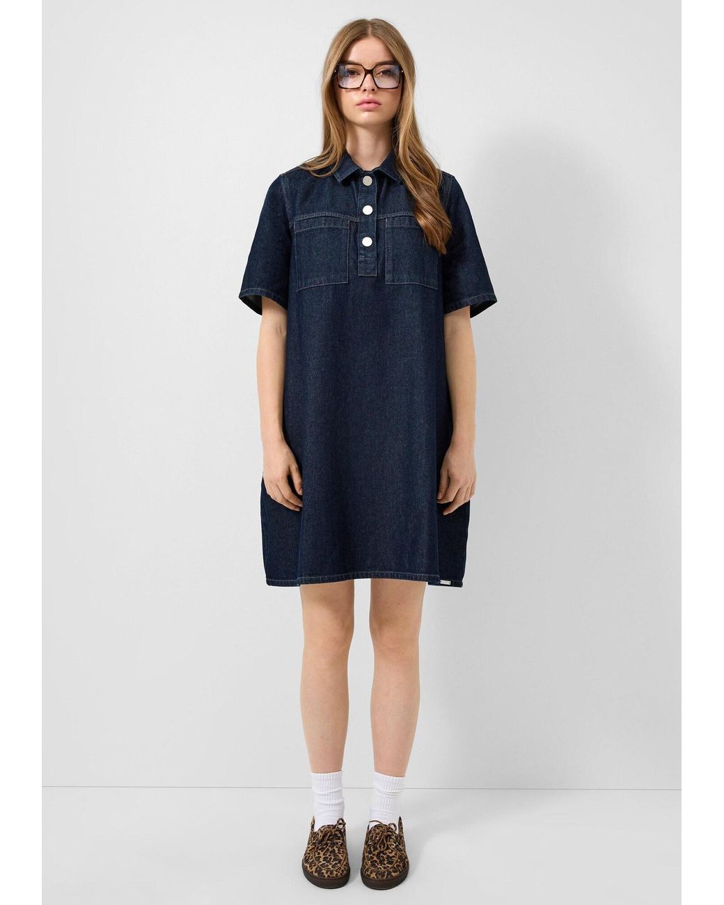 QS Blue Kleid