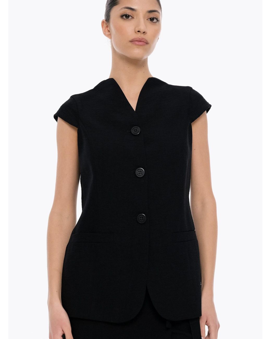 4TAILORS Black Weste Ringline