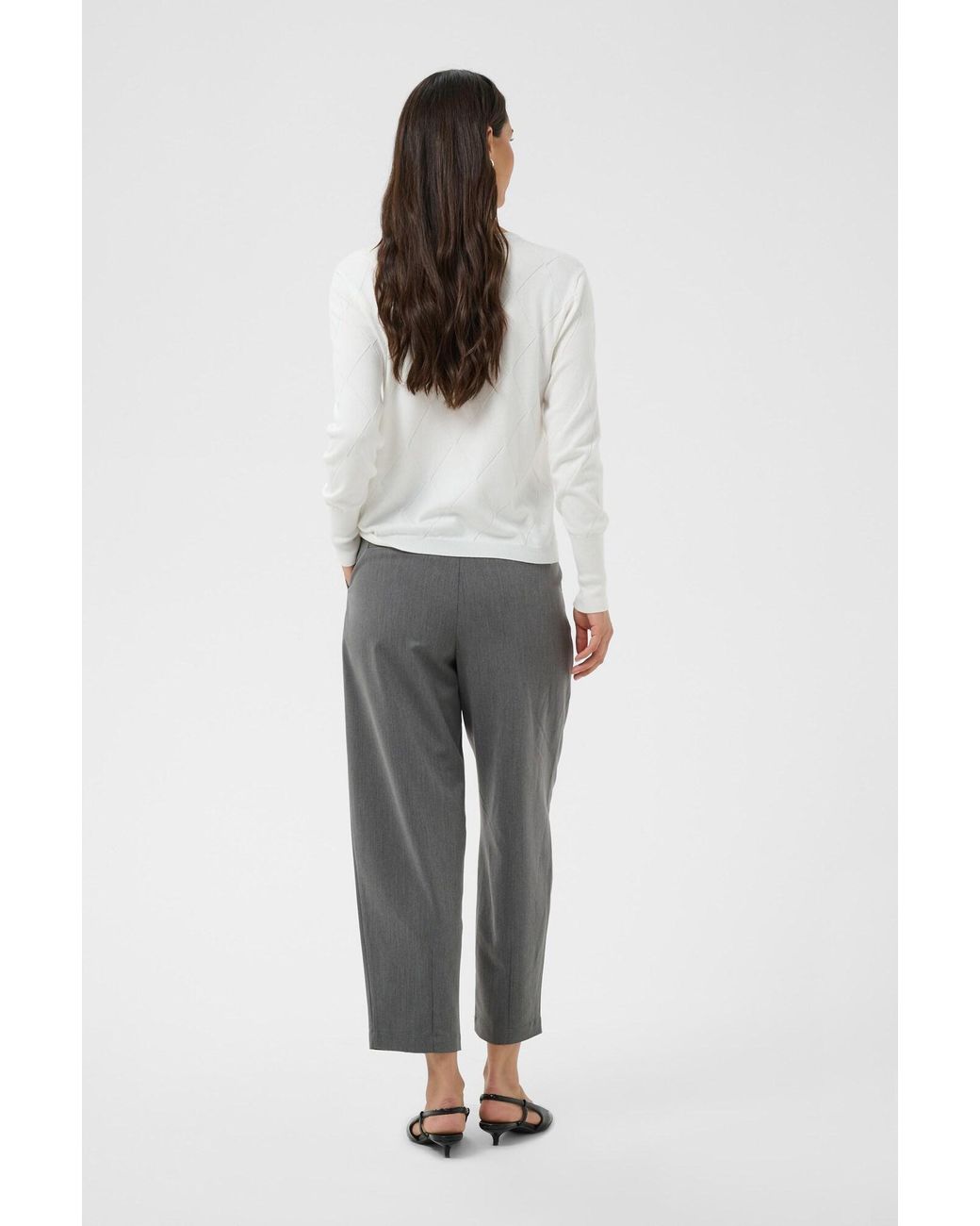 Kaffe White Pullover