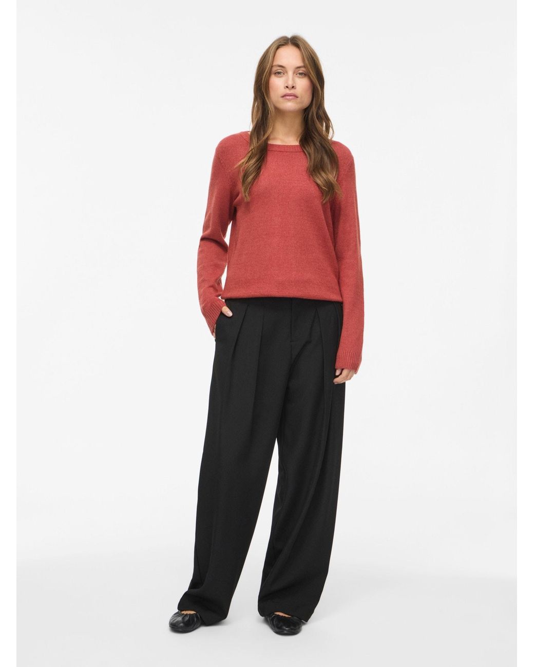 Vila Red Pullover Viril