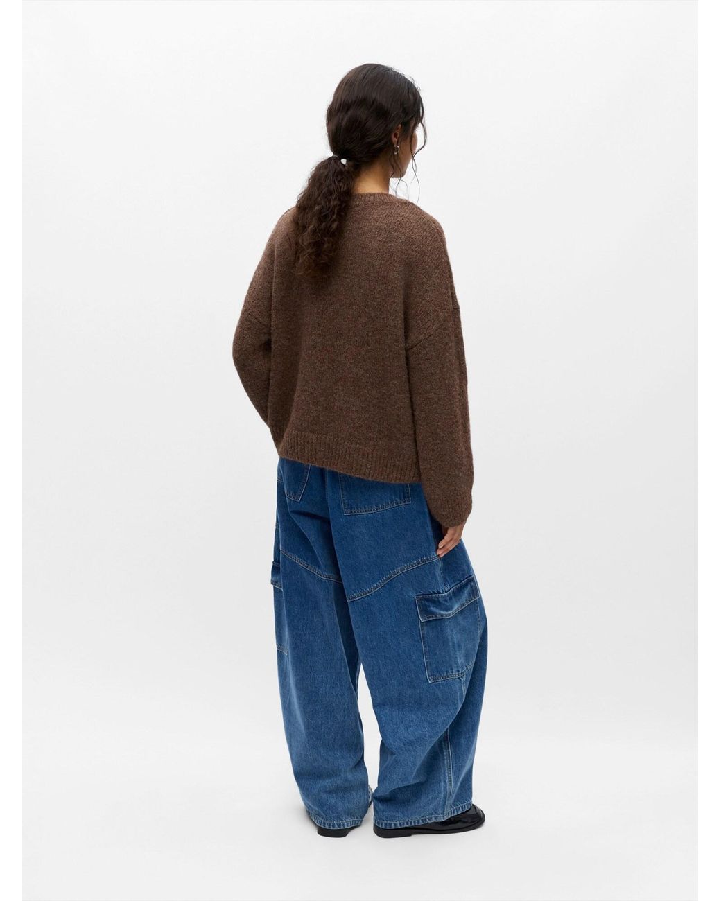 Object Blue Pullover Objsaggia