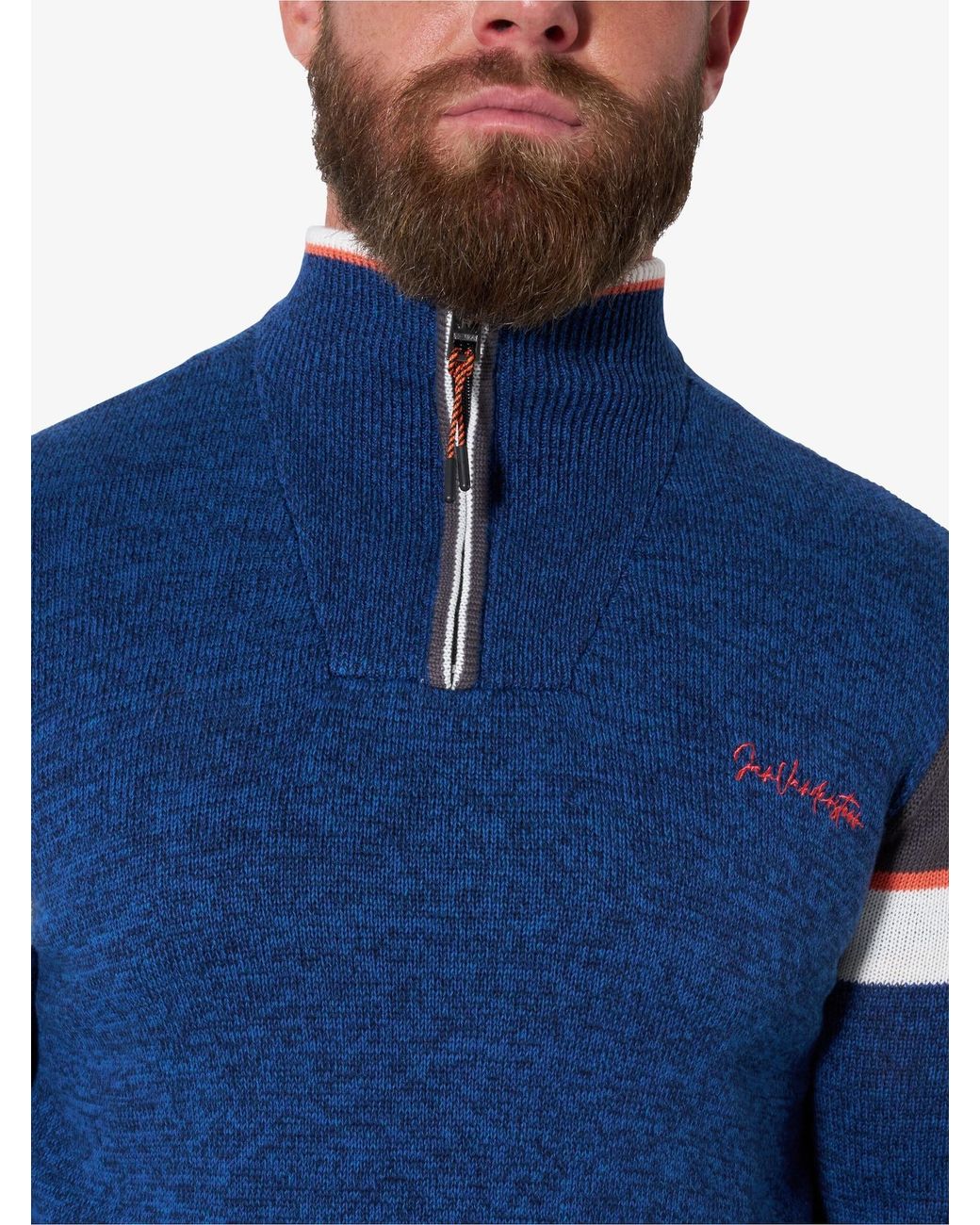 Jan Vanderstorm Pullover Bothi in Blue für Herren