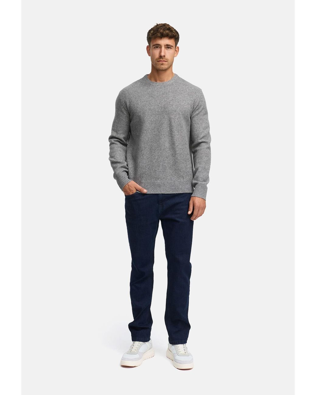 INDICODE Pullover Intrax in Gray für Herren