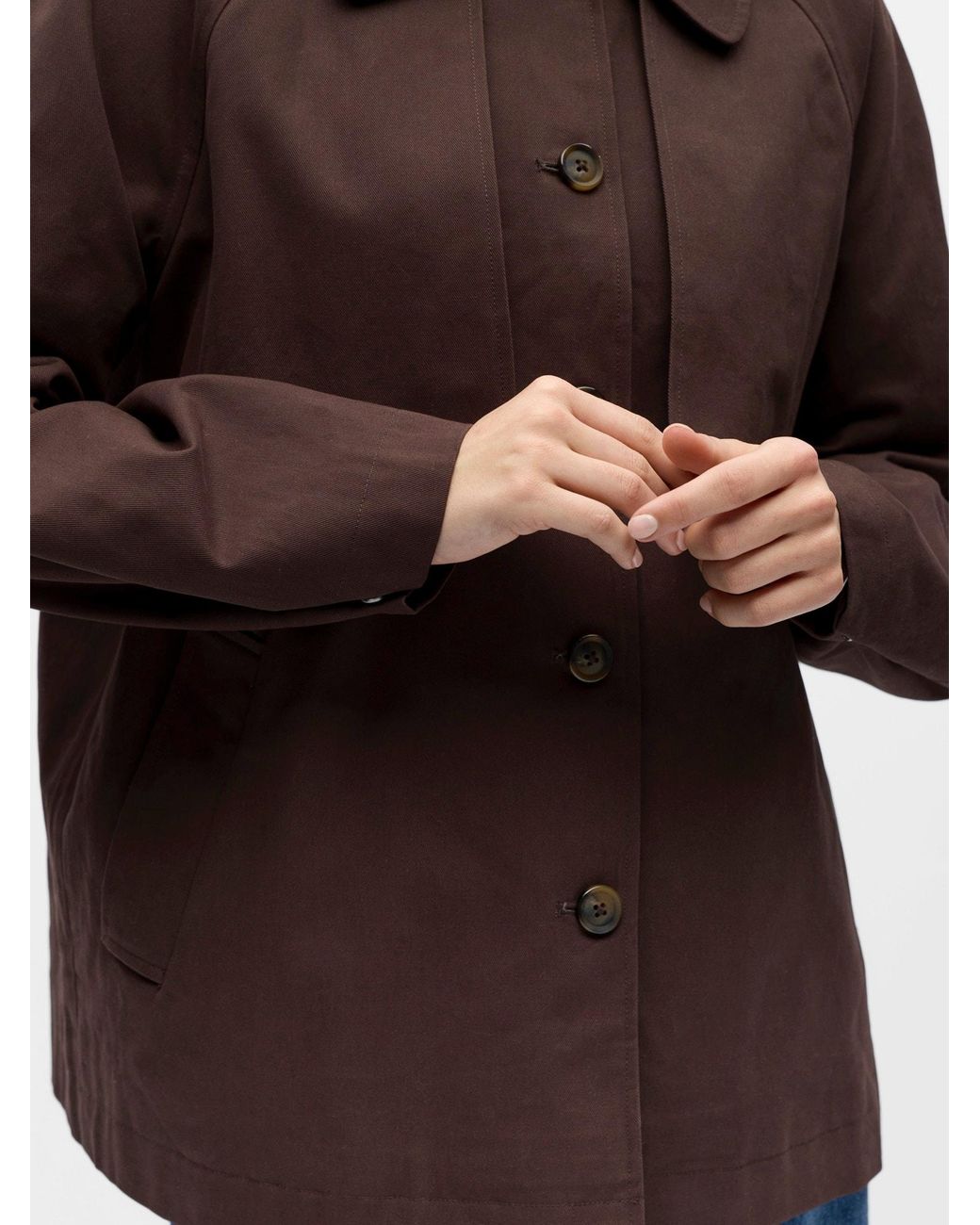 Object Brown Jacke Objpaula