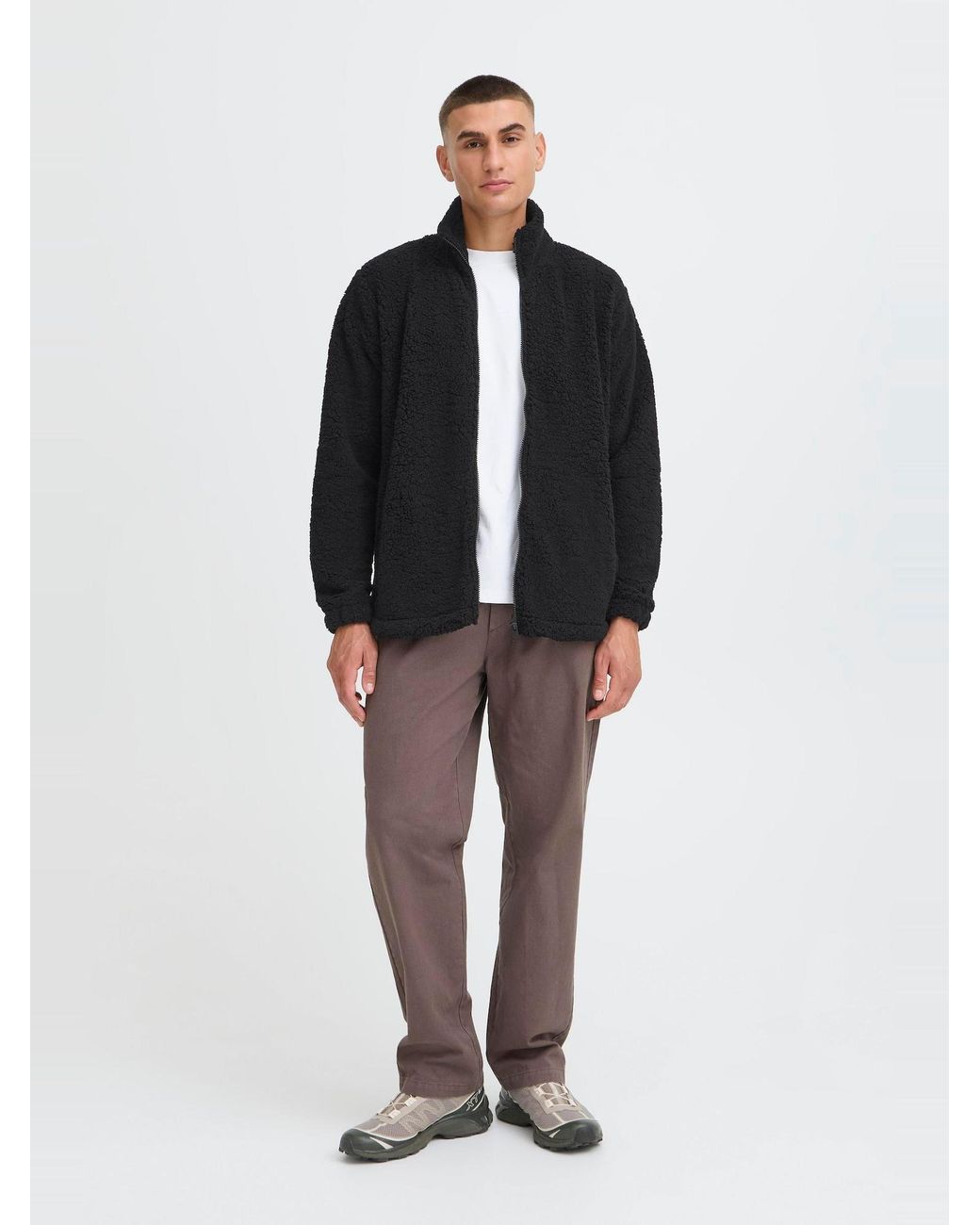 Solid Sweatjacke Sdpetar in Black für Herren